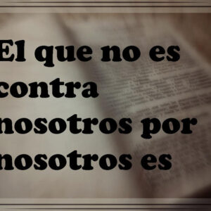 Marcos 9:38-41, Por Cristo o contra él