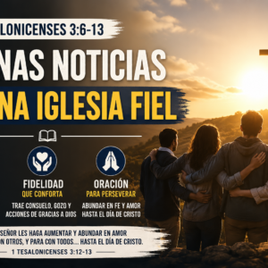 1 TESALONICENSES 3:6-13 BUENAS NOTICIAS DE UNA IGLESIA FIEL